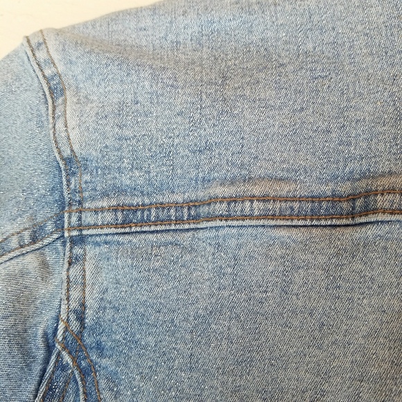 Aeropostale Jean Jacket w/ Shimmer - Picture 7 of 7